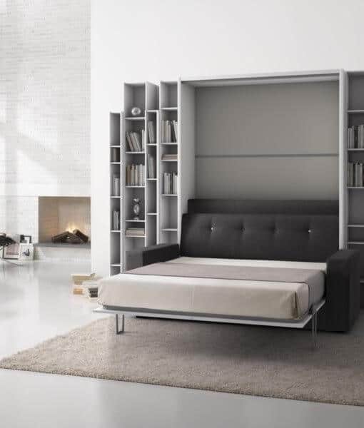 2-divano-moderno-con-letto-a-scomaparsa-aperto- salvaspazio