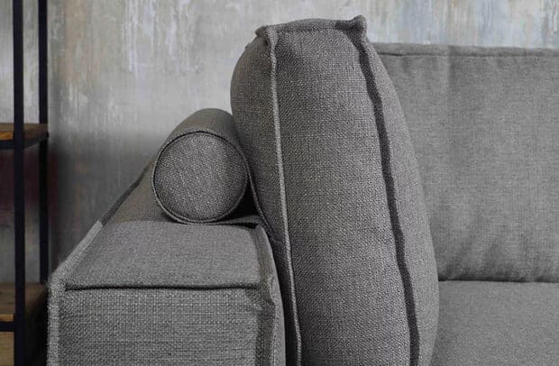 Divano-letto-Cesano-Boscone-con-sedute-allungabili-dettaglio-schienale-grigio