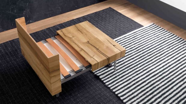 Table Bed tavolo trasformabile in letto singolo multifunzione - primo passo apertura