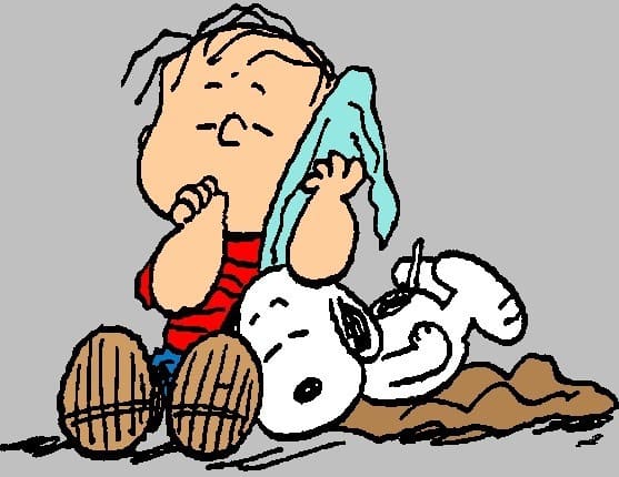 Linus e la sua coperta 