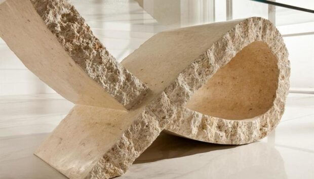 Tavolino da salotto in pietra Fioko dettaglio base