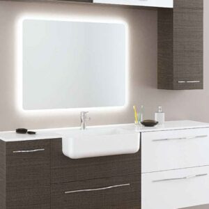 Bagno-arredamento-specchio-illuminato-scomparti-altiCollezione-Borea-Composizione-12