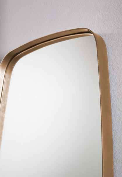 Specchiera Pina con Specchio in Vetro Argentato 4 mm