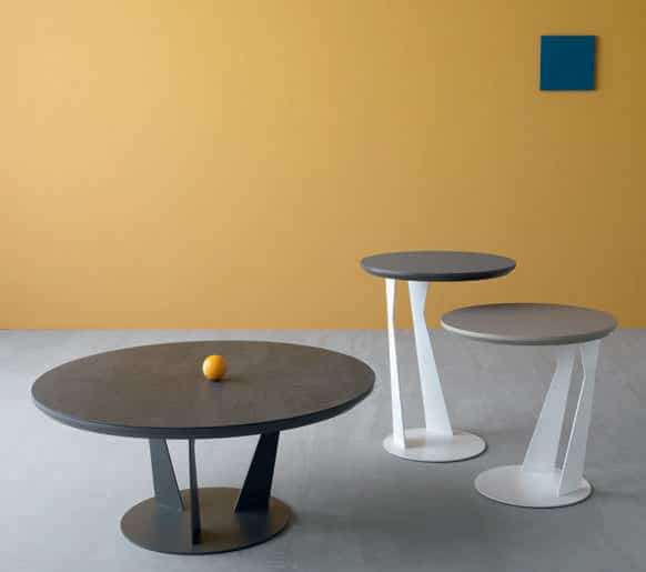Tavolino Salotto con Piano in Ceramica Modello Ibrid