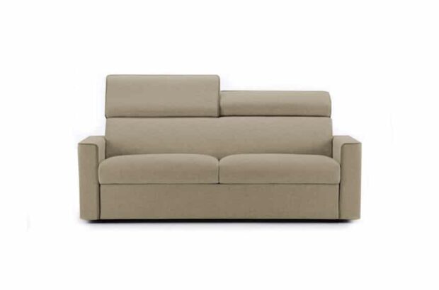 Svendita divano letto o fisso Gioia trasformabile su misura versione lineare per chiusura