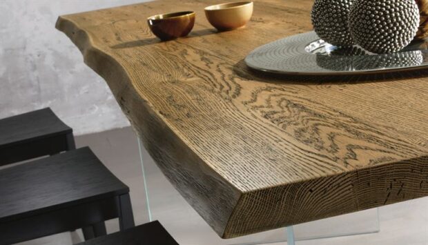 Tavolo legno massello design Vivian piano
