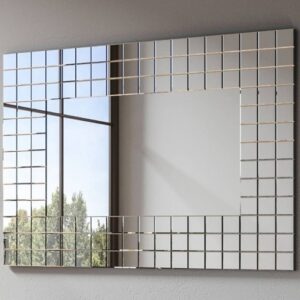 Specchio rettangolare da parete Kaido con cornice mosaico