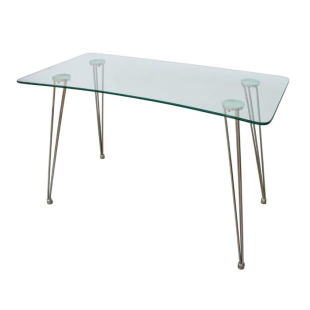 Tavolo scrivania in vetro Ivory
