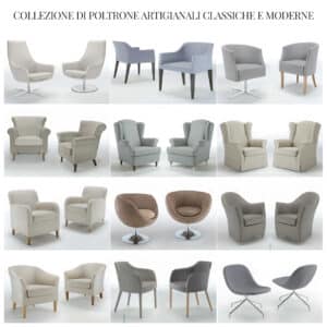 collezione sedie e poltrone classiche e moderne