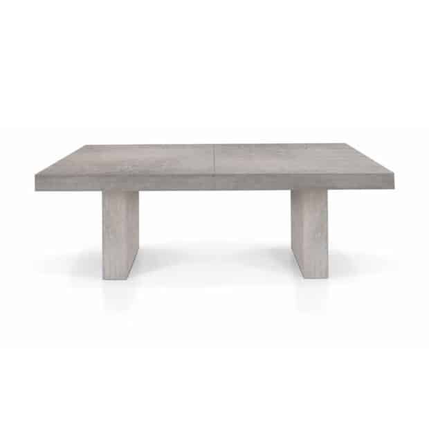 Grande tavolo in legno allungabile fino a 20 posti Monstre - chiuso - gambe dritte